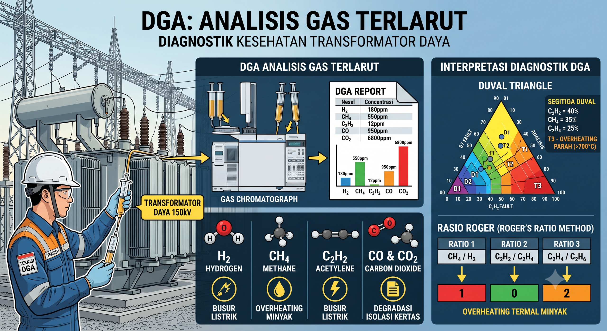 DGA Dissolved Gas Analysis