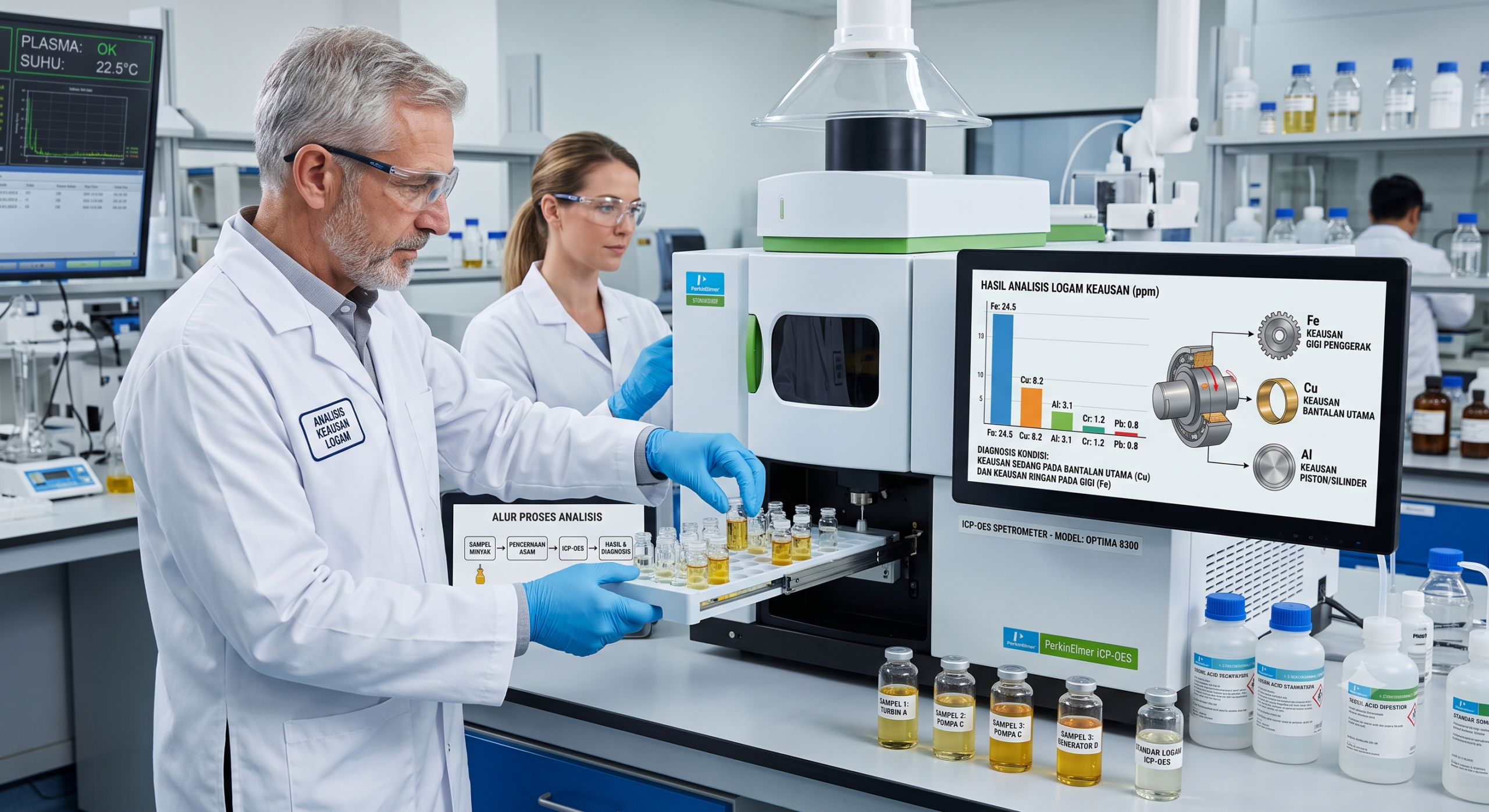 Wear Metal Analysis ICP-OES