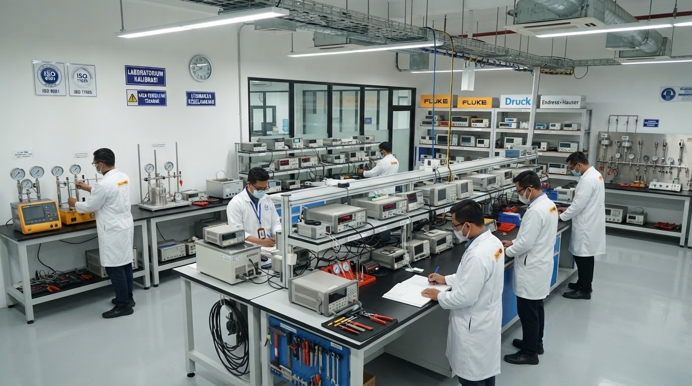 Laboratorium kalibrasi instrumen PT BEB Balikpapan