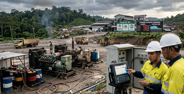Pabrikasi dan EPC Pembangkit Bioenergi Kelapa Sawit Kalimantan - PT Borneo Energi Bersaudara